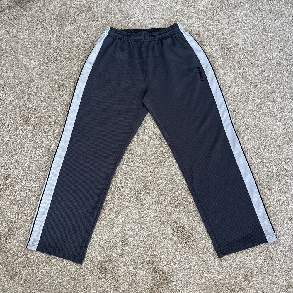 And1 Basketball Baggy Striped Track‎ Pants Medium
